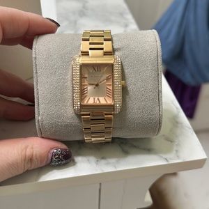 MK Rose Gold Diamond Watch